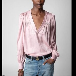 ZADIG&VOLTAIRE light pink blouse